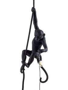 Seletti - Monkey Lamp Ceiling -kattovalaisin - MUSTA | Stockmann