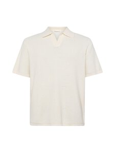 Knowledge Cotton Apparel - Organic Cotton Polo t-paita - 1387 EGRET | Stockmann