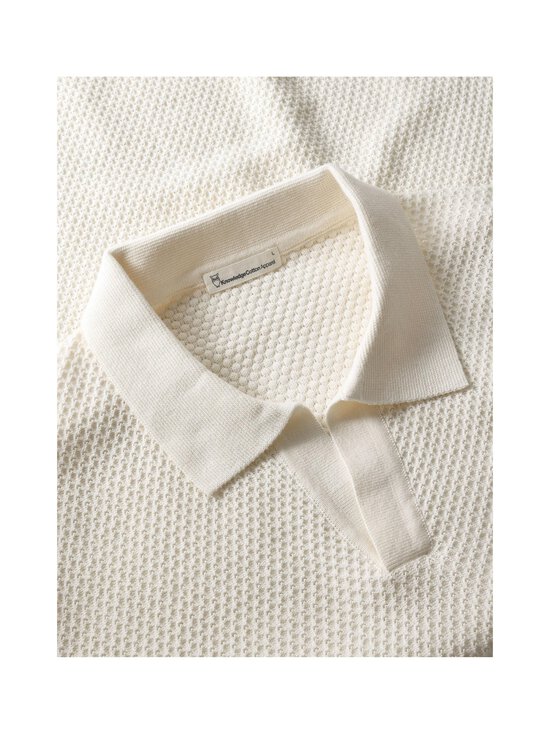 Knowledge Cotton Apparel - Organic Cotton Polo t-paita - 1387 EGRET | Stockmann - photo 3
