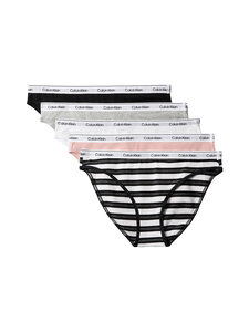 Calvin Klein Underwear Plus - Bikini-alushousut 5-pack - H0T BLACK/CLASSIC WHITE/TRIPLE STRIPE S | Stockmann