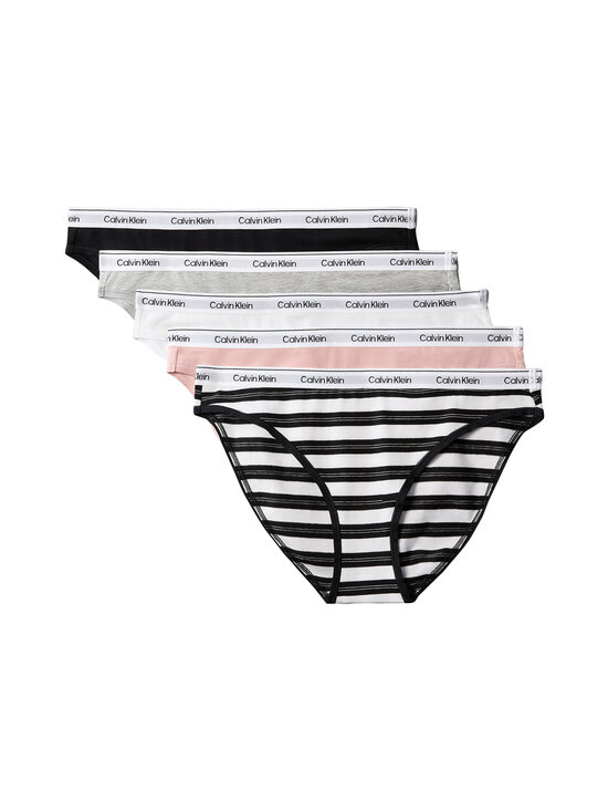 Calvin Klein Underwear Plus - Bikini-alushousut 5-pack - H0T BLACK/CLASSIC WHITE/TRIPLE STRIPE S | Stockmann - photo 1