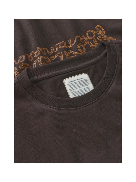 Knowledge Cotton Apparel - Back Print t-paita - 1487 CHOCOLATE TORTE | Stockmann - photo 3