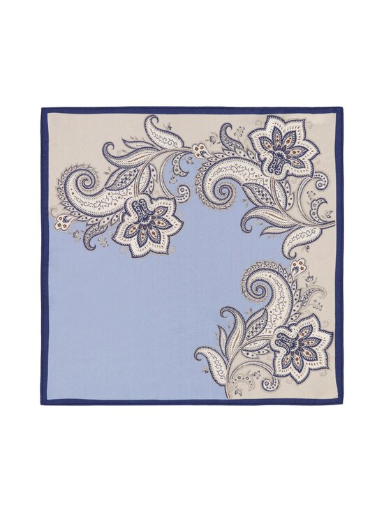 Stockholm Kravatt - Big Paisley -silkkitaskuliina - 4 NAVY/LIGHT BLUE | Stockmann - photo 1