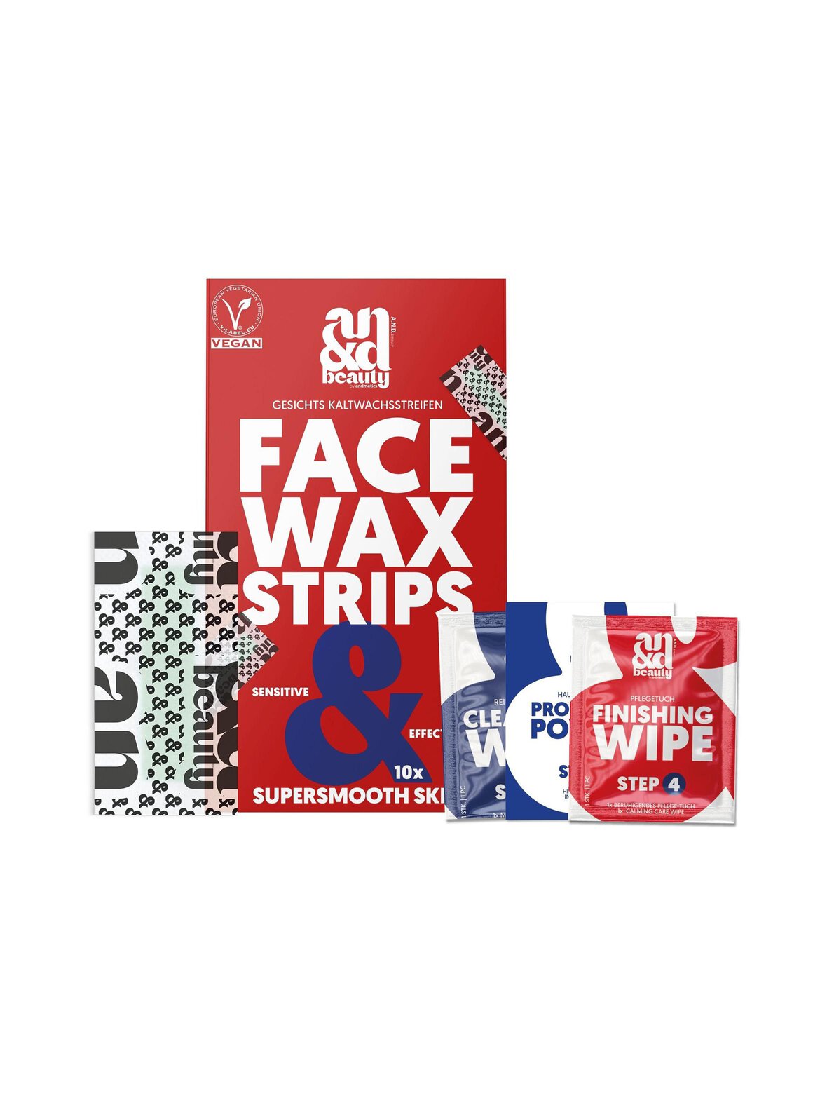 Face wax strips -kasvovahaliuskat