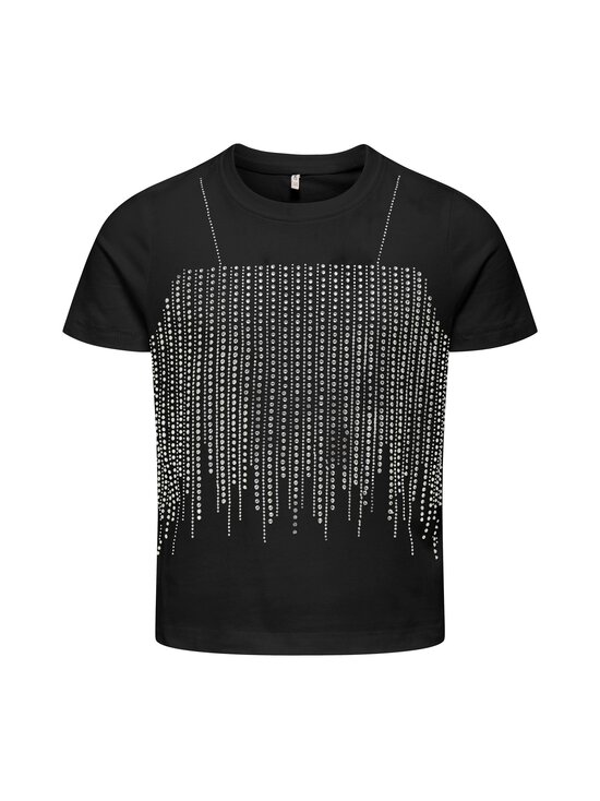 KIDS ONLY - T-särk KogBillie Life Stone - BLACK DETAIL:RHINESTONE SILVER | Stockmann - photo 1