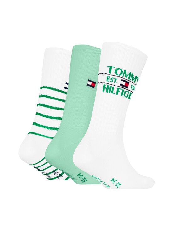 Tommy Hilfiger - Sport Breton -sukat 3-pack - 002 FADED GREEN - photo 2 Tommy Hilfiger - Sport Breton -sukat 3-pack - 002 FADED GREEN | Stockmann - photo 2