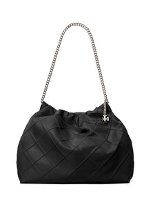 Tory Burch - Fleming Nylon Hobo -käsilaukku - BLACK | Stockmann