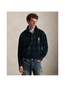 Polo Ralph Lauren - Fliispusa Knit Polo Bear - 001 BLACKWATCH | Stockmann