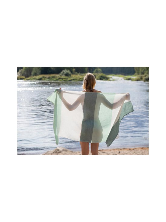 Lapuan Kankurit - Terva-pellavapyyhe - 78 WHITE-GREEN-MINT | Stockmann - photo 7