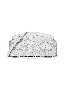 Michael Michael Kors - Athena Small Dome Clutch Xbody -laukku - 085 OPTIC WHITE | Stockmann