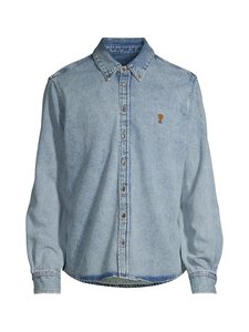 Ami - Ami de Coeur -farkkukauluspaita - 480 : BLEU USED | Stockmann