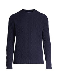 ESSENTIALS by Stockmann - Ossian Soft -palmikkoneule - MIDNIGHT BLUE | Stockmann