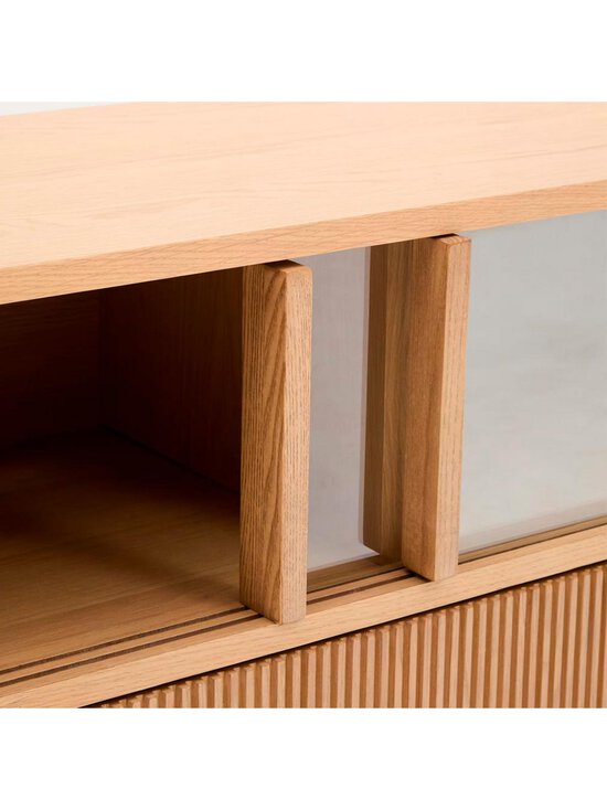 Kave Home - Helvine-senkki tammi/lasi 200 x 54 cm - BROWN | Stockmann - photo 4