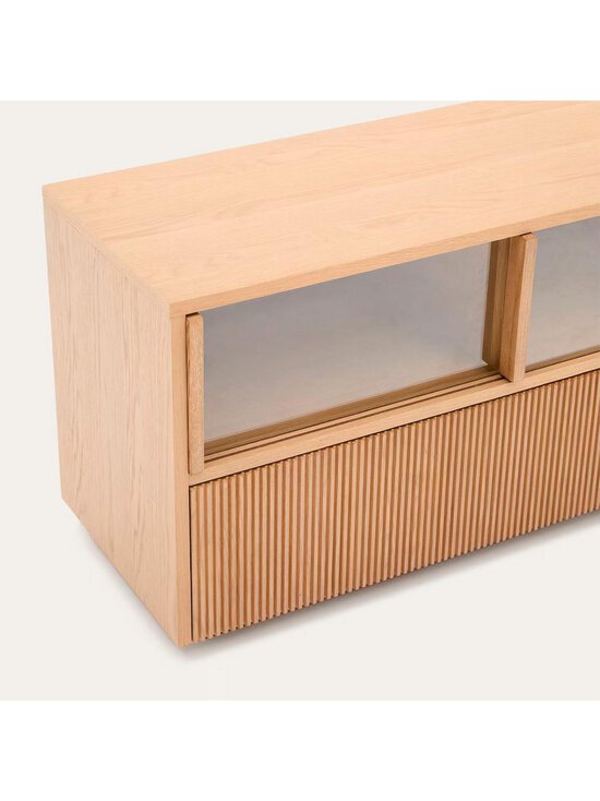 Kave Home - Helvine-senkki tammi/lasi 200 x 54 cm - BROWN | Stockmann - photo 5