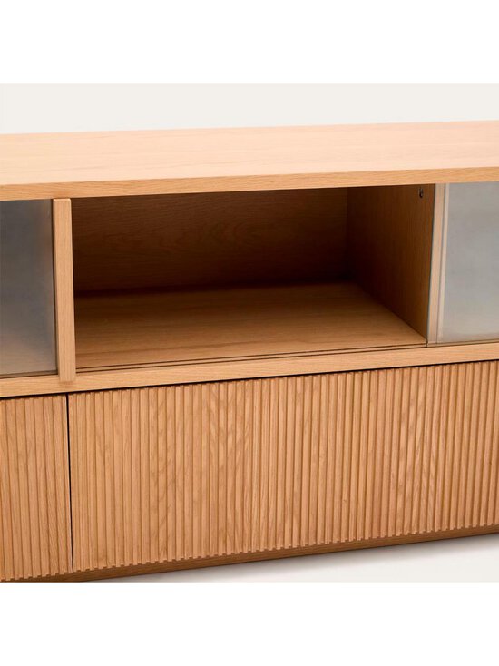 Kave Home - Helvine-senkki tammi/lasi 200 x 54 cm - BROWN | Stockmann - photo 6