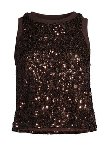 Marella - Filly-paljettipintainen body-toppi - 003 BROWN | Stockmann