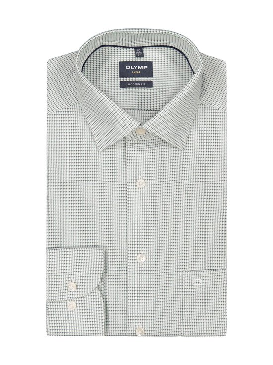 Olymp - Triiksärk Modern Fit Structure Check - 45 GRÜN | Stockmann - photo 1