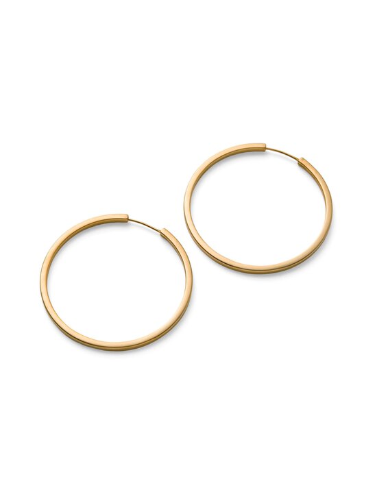 Pernille Corydon - Large Circle Line - kullatut korvakorut - BGP GOLD PLATED RECYCLED STERLING SILVER | Stockmann - photo 1
