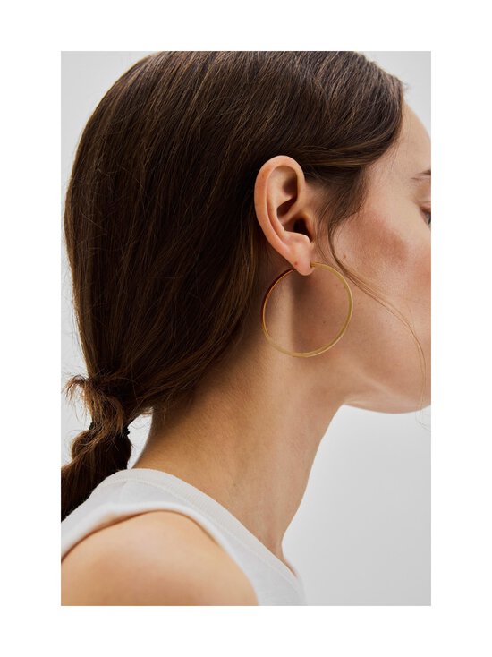 Pernille Corydon - Large Circle Line - kullatut korvakorut - BGP GOLD PLATED RECYCLED STERLING SILVER | Stockmann - photo 2