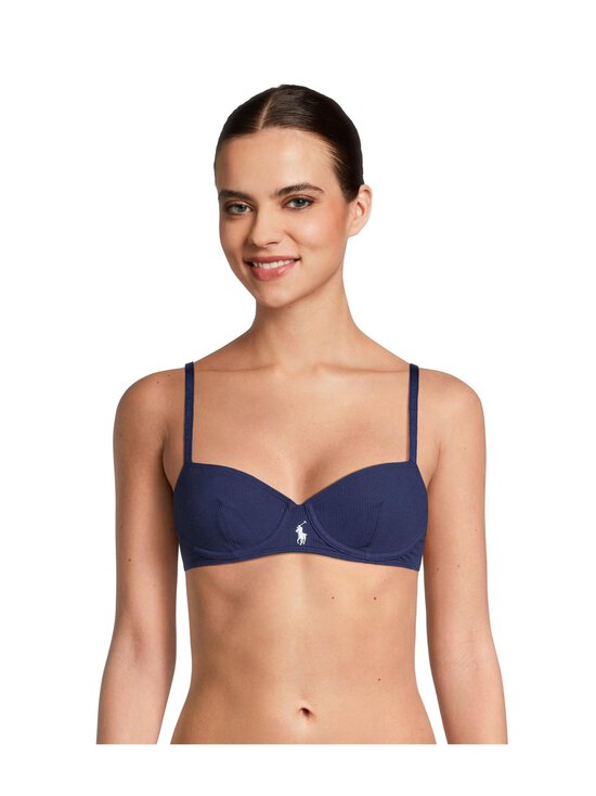 Polo Ralph Lauren - Modern Rib Unlined Demi - kaarituelliset rintaliivit - 815 NAVY - photo 2 Polo Ralph Lauren - Modern Rib Unlined Demi - kaarituelliset rintaliivit - 815 NAVY | Stockmann - photo 2
