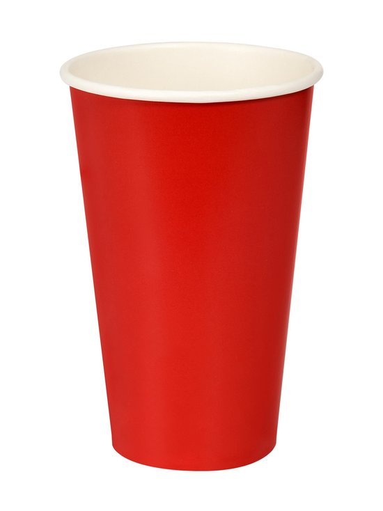Bio Red Cup -kertakäyttömuki 50 cl, 10 kpl