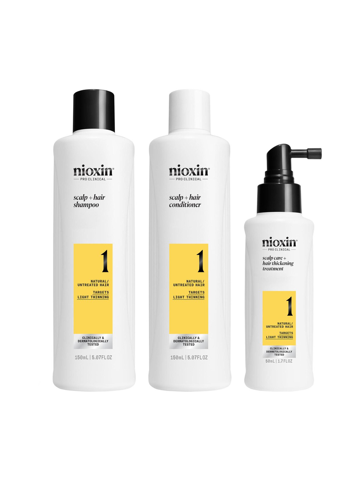 System 1 Trial Kit -hiustenhoitopakkaus