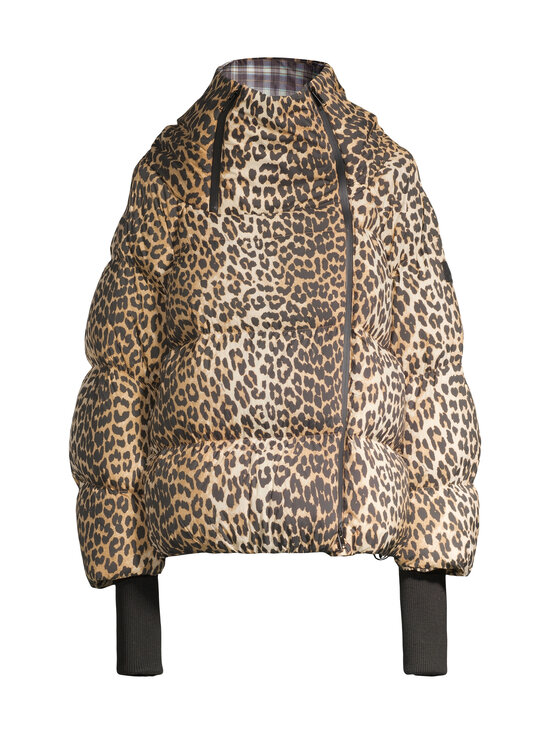 Ganni - Future Nylon Printed Quilt -toppatakki - NULL ALMOND MILK | Stockmann - photo 1