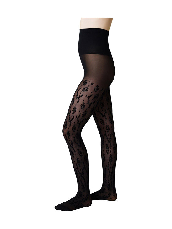Swedish Stockings - Magnolia Flocked -sukkahousut - BLACK | Stockmann - photo 1