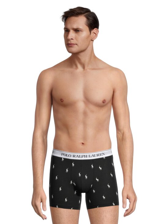 Polo Ralph Lauren - Bokseršorti 3p. - 3PK BLACK AOPP/CHRCL HTR/WHITE - photo 2 Polo Ralph Lauren - Bokseršorti 3p. - 3PK BLACK AOPP/CHRCL HTR/WHITE | Stockmann - photo 2