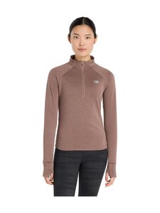 New Balance - Athletics Heat Grid 1/2 Zip treniņkrekls - EAT EARTH SHADOW HEATHER New Balance - Athletics Heat Grid 1/2 Zip treniņkrekls - EAT EARTH SHADOW HEATHER | Stockmann