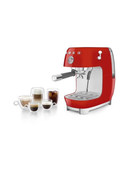 Smeg - ECF03CREU Coffee Machine ‑manuaalinen espressokeitin - RED | Stockmann - photo 9