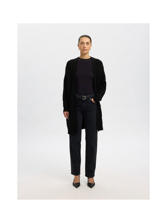 Selected - SlfLulu Long adīta vilnas jaka - BLACK | Stockmann - photo 3
