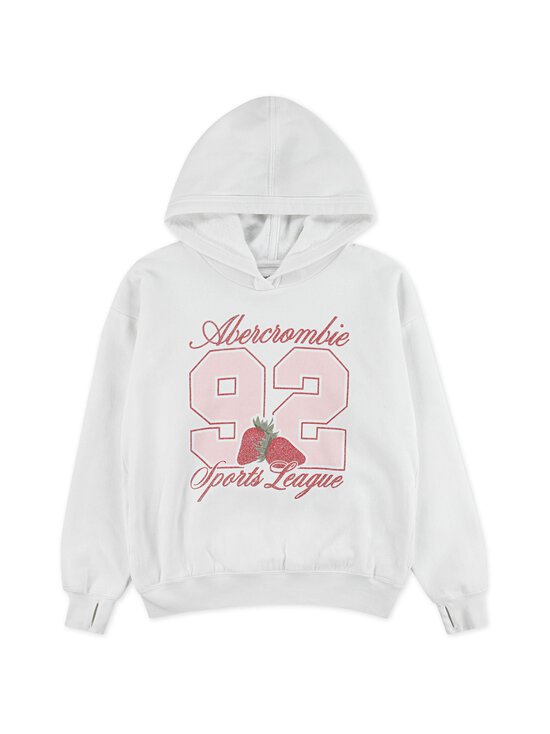 Abercrombie & Fitch - 92 Strawberry Pullover džemperis ar kapuci - W1T-BRIGHT WHITE | Stockmann - photo 1
