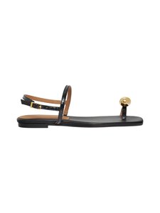 Flattered - Idris Pearl On The Toe sandales - 001 BLACK | Stockmann