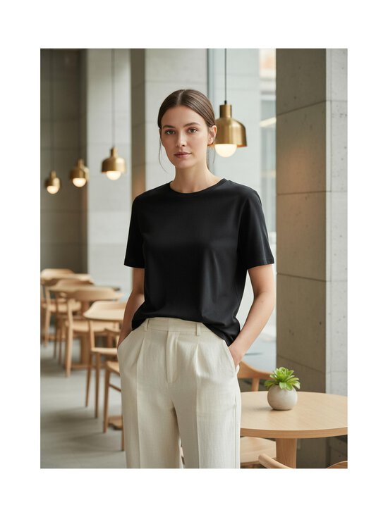 NOOM - T-särk Gerbera - BLACK | Stockmann - photo 5