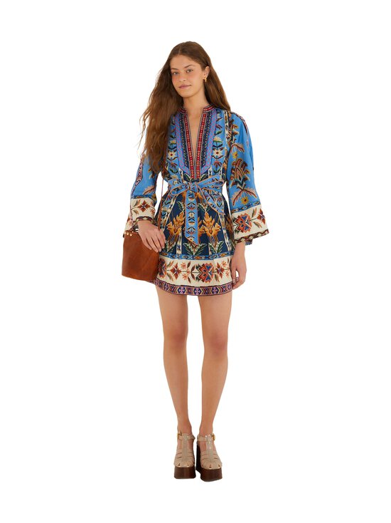 Farm Rio - Embroidered Tapestry -minimekko - 26032 EMBROIDERED TAPESTRY BLUE | Stockmann - photo 1