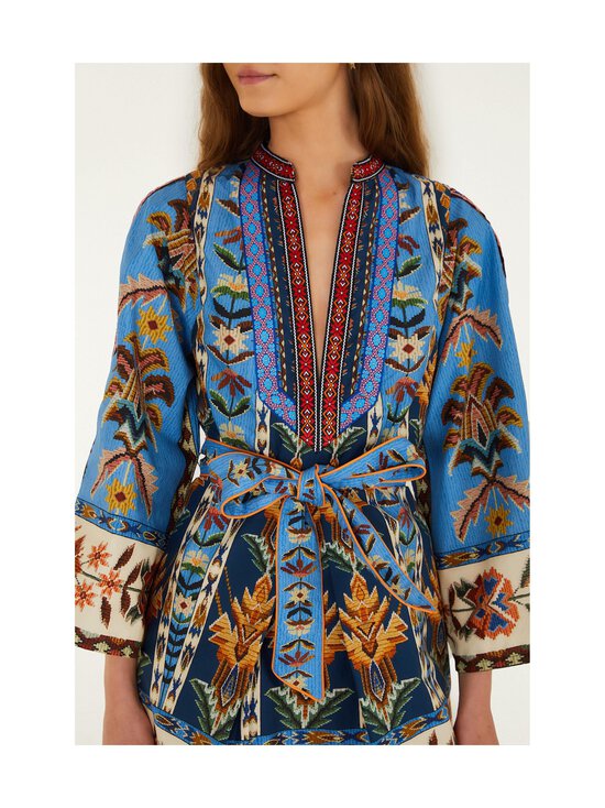 Farm Rio - Embroidered Tapestry -minimekko - 26032 EMBROIDERED TAPESTRY BLUE | Stockmann - photo 3