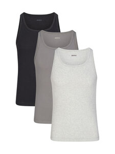SKIMS - Cotton Rib -hihaton aluspaita 3-pack - HEATHER MULTI | Stockmann