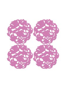 Pentik - Kukkanen-lasinaluset 4 kpl - PINK | Stockmann