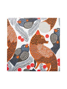 Marimekko - Ketunmarja-lautasliina 33 cm, 20 kpl - BROWN | Stockmann