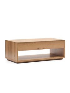 Kave Home - Alguema-sohvapöytä tammi 120 x 60 cm - BROWN | Stockmann