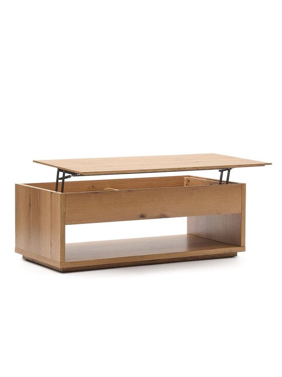 Kave Home - Alguema-sohvapöytä tammi 120 x 60 cm - BROWN | Stockmann - photo 3