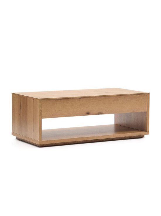 Kave Home - Alguema-sohvapöytä tammi 120 x 60 cm - BROWN | Stockmann - photo 1