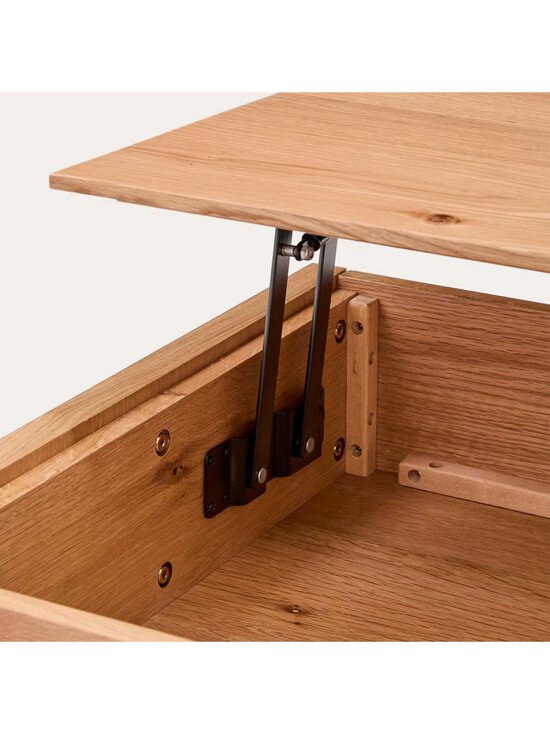 Kave Home - Alguema-sohvapöytä tammi 120 x 60 cm - BROWN | Stockmann - photo 4