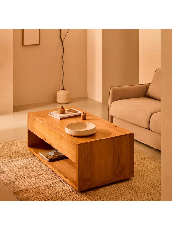 Kave Home - Alguema-sohvapöytä tammi 120 x 60 cm - BROWN | Stockmann - photo 7