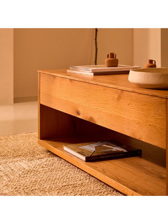 Kave Home - Alguema-sohvapöytä tammi 120 x 60 cm - BROWN | Stockmann - photo 8