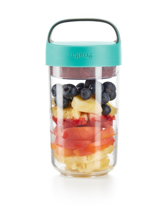 Lékué - Jar To Go -säilytysrasia 600 ml - TURQUOISE | Stockmann - photo 1