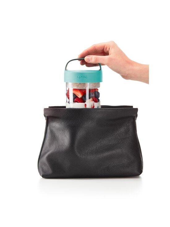 Lékué - Jar To Go -säilytysrasia 600 ml - TURQUOISE | Stockmann - photo 4