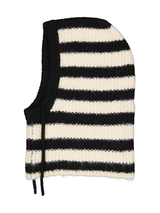 Object - ObjMilu Balaclava -neulehuppu - BLACK STRIPES:SANDSHELL | Stockmann - photo 2