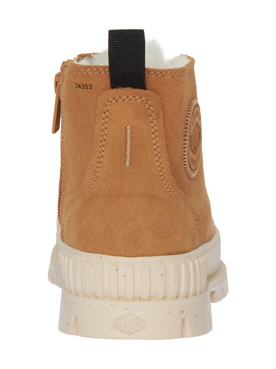 Palladium - Pallashock Zip Warm Ankle -nahkanilkkurit - 252 DEAR BROWN | Stockmann - photo 3